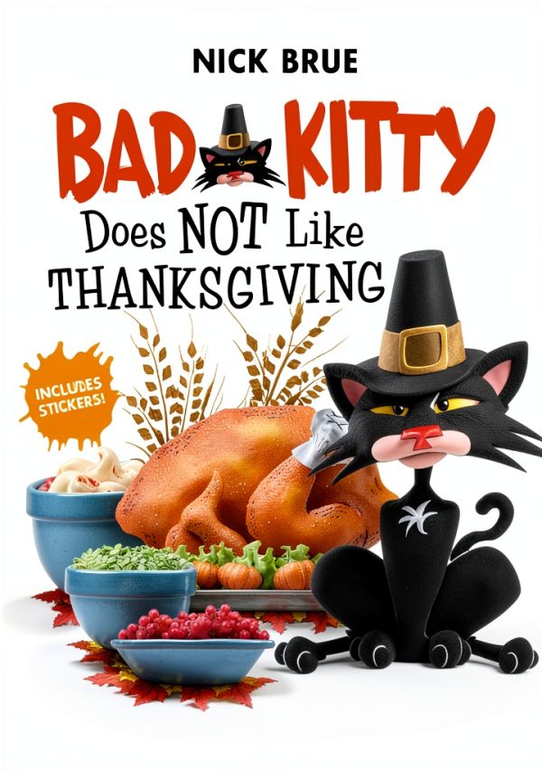 Bad Kitty Thanksgiving Book by Roaring Brook Press – Colorful Story-0