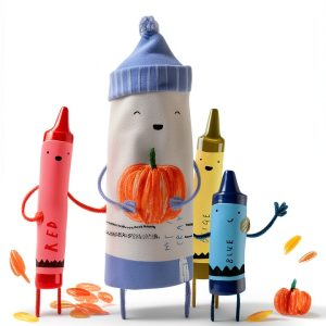 The Crayons Celebrate: A Thanksgiving Story by Drew Daywalt-0