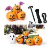 AUGSUN Plastic Inflatable Stakes 27pcs Black Heavy Duty Garden Stakes-5