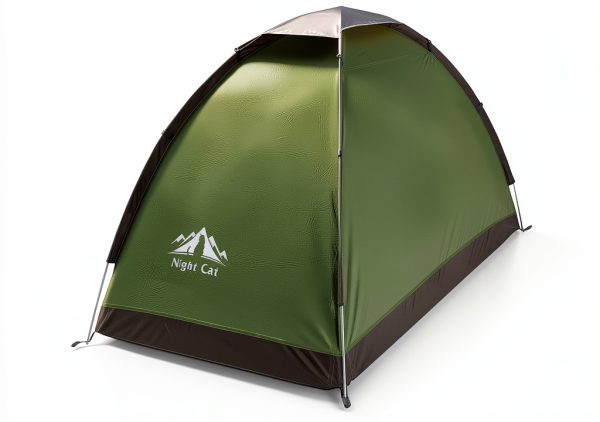 Night Cat Backpacking Tent Waterproof Army Green 1-2 Person-6
