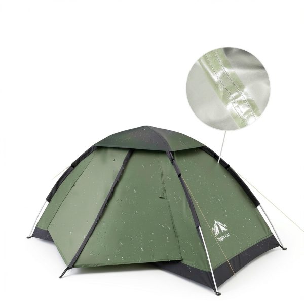 Night Cat Backpacking Tent Waterproof Army Green 1-2 Person-3
