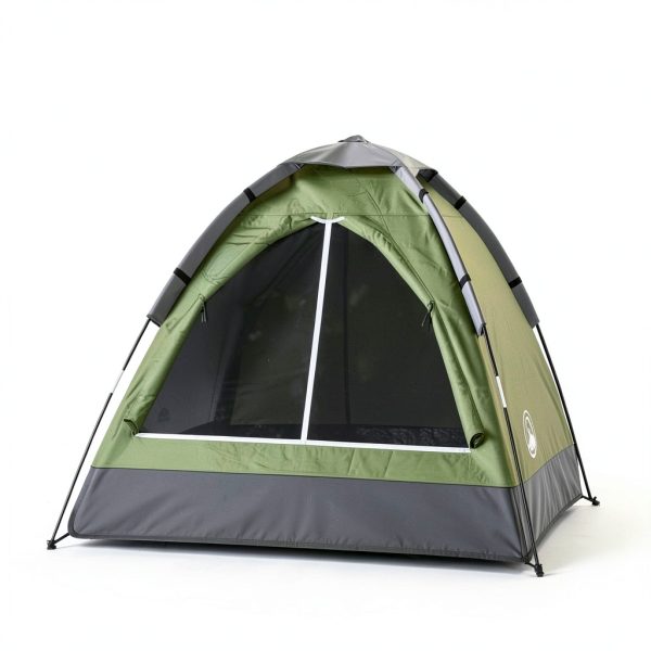 2-Person Camping Tent - Shelter with Rain Fly and Carrying Bag - Lightweight Outdoor Tent for Backpacking, Hiking, and Beach by Wakeman (Green)-3