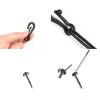AUGSUN Plastic Inflatable Stakes 27pcs Black Heavy Duty Garden Stakes-3
