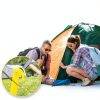 Plastic Tent Pegs GDLPZM 24pcs 9 Inch Yellow Heavy Duty Tent Stakes-3