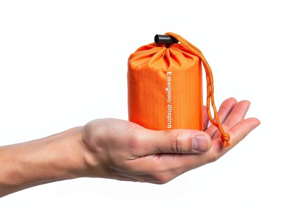 Emergency Sleeping Bag NovaMedic 5 Pack 84x36 Mylar Bivy Orange-3