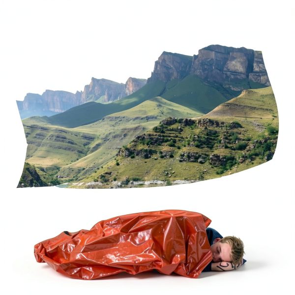 Emergency Sleeping Bag 2 Pack by Leberna Portable Mylar Survival Bivy-8