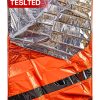 Emergency Sleeping Bag Mart Cobra Mylar Bivy Sack Orange 84x36-5