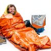 Emergency Sleeping Bag Mart Cobra Mylar Bivy Sack Orange 84x36-2