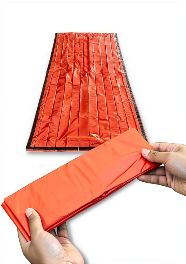 Emergency Sleeping Bag Mart Cobra Mylar Bivy Sack Orange 84x36-6