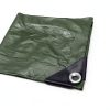 Waterproof Camping Tarp Amazon Basics Dark Green 9.5x11.3 ft-3