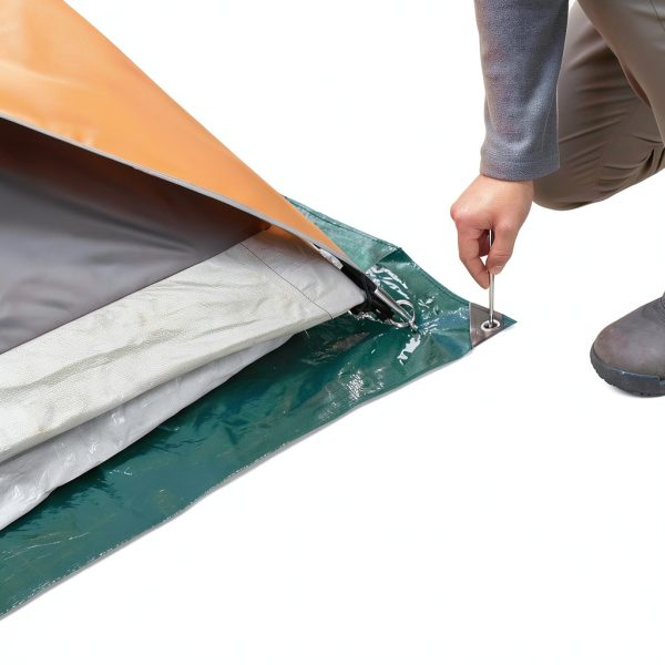 Waterproof Camping Tarp Amazon Basics Dark Green 9.5x11.3 ft-4