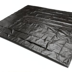 Waterproof Camping Tarp Amazon Basics Dark Green 9.5x11.3 ft-0