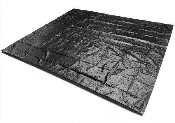 Waterproof Camping Tarp Amazon Basics Dark Green 9.5x11.3 ft-0