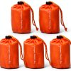Emergency Sleeping Bag NovaMedic 5 Pack 84x36 Mylar Bivy Orange-0